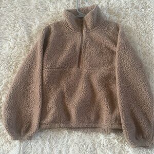 Gilly Hicks Tan Cowl Neck Sweater Plush Comfort